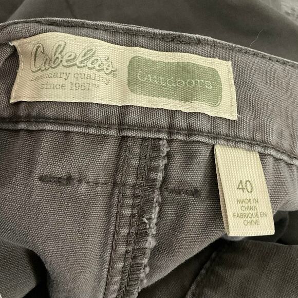 Cabela’s Men’s Outdoors Cargo Hiking Shorts Size 40 Green - Picture 3 of 11